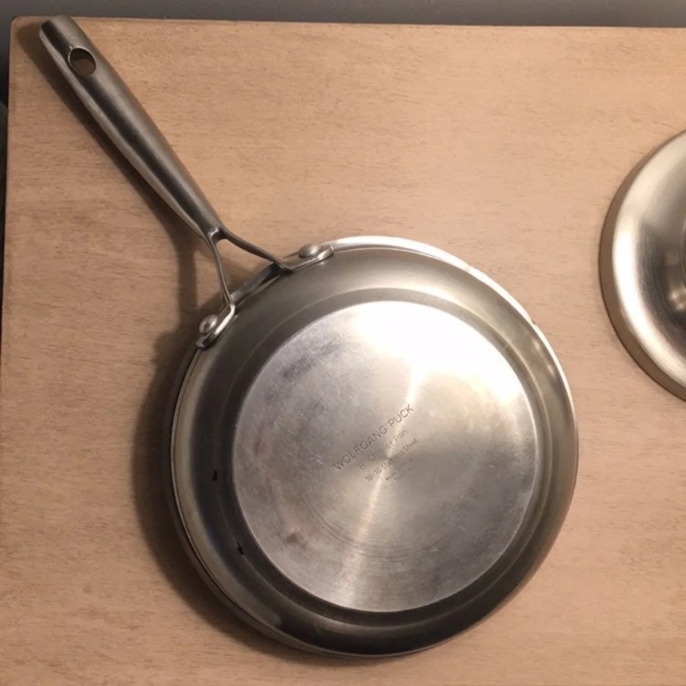 WOLFGANG PUCK - 8” Omelet Pan. Stainless Steel